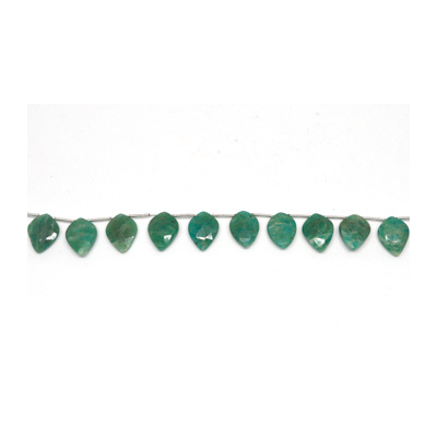 Amazonite Russian 12x16 mm shield EACH BEAD