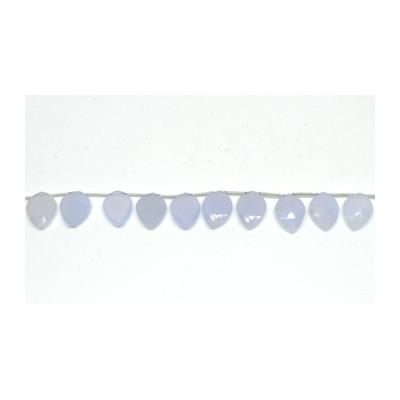 Natural Chalcedony 12x16 mm shield EACH BEAD