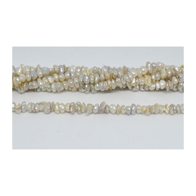 Fresh Water Pearl Keshi 6-7 center drill Strand 118 beads