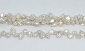 Fresh Water Pearl Keshi 7-8x10mm top drill Strand 64 beads-beads incl pearls-Beadthemup