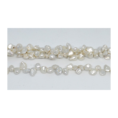 Fresh Water Pearl Keshi 7-8x10mm top drill Strand 64 beads