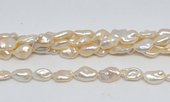 Fresh Water Pearl Keshi 6-7x12mm Strand 37 beads-beads incl pearls-Beadthemup