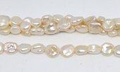Fresh Water Pearl Keshi 8-9x10mm Strand 41 beads-beads incl pearls-Beadthemup