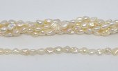 Fresh Water Pearl Keshi 4x8mm Strand 58 beads-beads incl pearls-Beadthemup