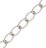 Sterling silver 3x4.6mm Cable chain per meter