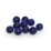 Sapphire polished round approx 5-6mm EACH BEAD