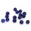 Sapphire polished round approx 7mm EACH BEAD