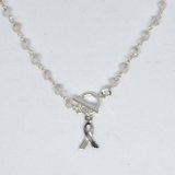 Sterling silver Gemstone Necklace Rose Quartz-kits-Beadthemup