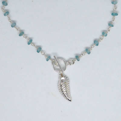 Sterling silver Gemstone Necklace Apatite