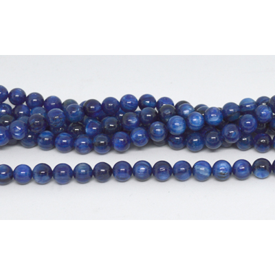Kyanite polished round 8mm str 50 beads