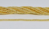 Hematite gold 2mm round strand approx 200 beads-beads incl pearls-Beadthemup