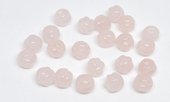 Rose quartz curved Carved round 10mm EACH BEAD-beads incl pearls-Beadthemup