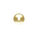 9k Gold 3mm Bead Cap EACH piece-findings-Beadthemup