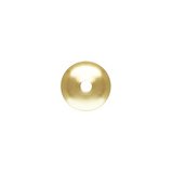 9k Gold 3mm Bead Cap EACH piece-findings-Beadthemup