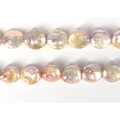 Fresh Water Pink Coin Pearl 15-20mm approx. EACH