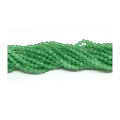 Jade Dyed Green 4mm strand 92 beads