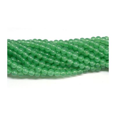 Jade Dyed Green 6mm strand 62 beads