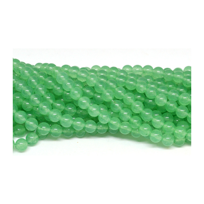 Jade Dyed Green 8mm strand 48 beads