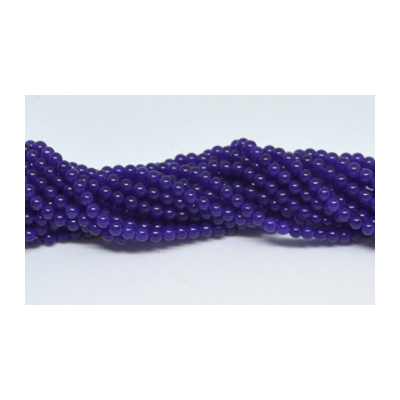 Jade Dyed Purple 4mm strand 92 beads