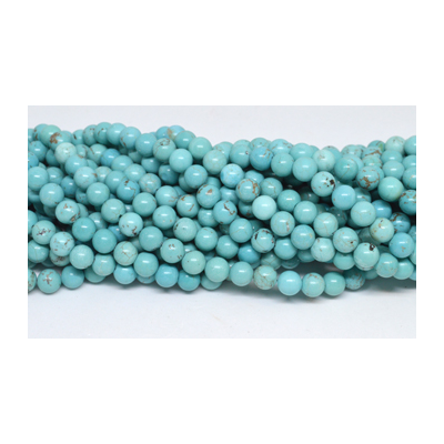 Turquoise Dyed 8mm strand 47 beads