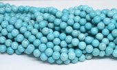 Turquoise Dyed 10mm strand 41 beads-beads incl pearls-Beadthemup