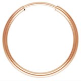 14k ROSE Gold Filled 1.25x17mm Endless hoop pair-findings-Beadthemup