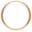 14k ROSE Gold Filled 1.25x17mm Endless hoop pair