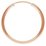 14k ROSE Gold Filled 1.25x17mm Endless hoop pair