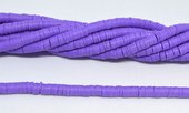 Polymer Clay Purple 6mm Heshi Bead str 40cm Approx 270 plus-beads incl pearls-Beadthemup