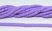 Polymer Clay Lavender 6mm Heshi Bead str 40cm Approx 270 plus-beads incl pearls-Beadthemup