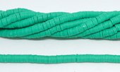 Polymer Clay Dk Teal 6mm Heshi Bead str 40cm Approx 270 plus-beads incl pearls-Beadthemup