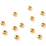 18k Gold Plated Brass Rondel 3x2mm 50 pk-findings-Beadthemup