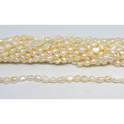 Fresh Water Pearl 4-5x5mm Baroque strand 65 beads