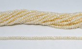 Fresh Water Pearl 4-5x3mm Button Strand 126 beads-beads incl pearls-Beadthemup