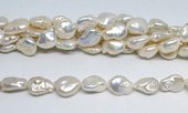 Fresh Water Pearl Keshi 13-14mm strand 24 beads-beads incl pearls-Beadthemup