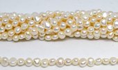 Fresh Water Pearl 7-8mm Potato strand 52-beads incl pearls-Beadthemup
