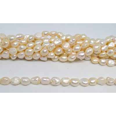 Fresh Water Pearl 9-10x10mm Baroque strand 34