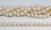 Fresh Water Pearl 11-12mm Potato Strand 34 beads-beads incl pearls-Beadthemup