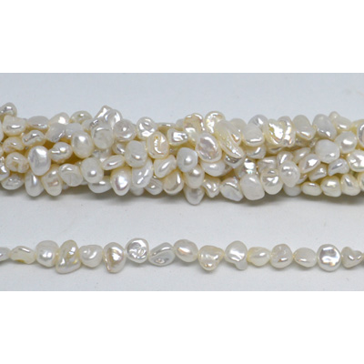 Fresh Water Pearl Keshi 5-6mm strand 84 beads