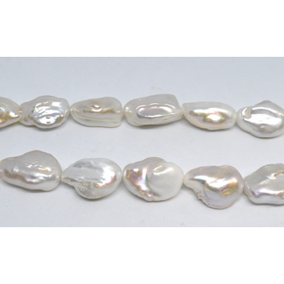 Fresh Water Pearl Keshi 17-18x24mm EACH PEARL