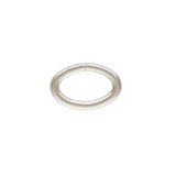 Sterling Silver oval Jump ring open 6x9mm 4 pack-findings-Beadthemup