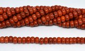 Coral Sponge wheel 9x6mm strand 60 beads-beads incl pearls-Beadthemup