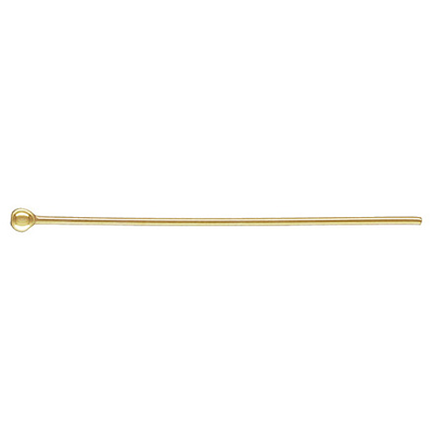 14k gold filled headpin ball 0.5x25mm 10 pack