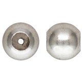 Sterling Silver Smart Bead 3mm 0.5mm hole 4 pack-findings-Beadthemup