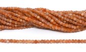 Sunstone Fac.Cube 4x4mm stand 86 beads-beads incl pearls-Beadthemup