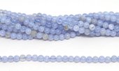 Blue Lace Agate 4mm Polished round Strand 90 beads-beads incl pearls-Beadthemup