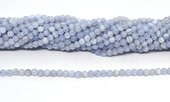 Blue Lace Agate 4mm Polished round Strand 100 beads-beads incl pearls-Beadthemup