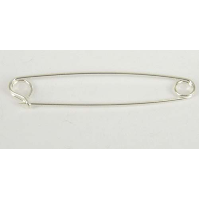Sterling Silver Safety pin 50mm