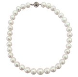 Freshwater Pearl 12-15mm Sterling Silver 45cm  knotted necklace -beads incl pearls-Beadthemup