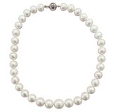 Freshwater Pearl 12-15mm Sterling Silver 45cm  knotted necklace-beads incl pearls-Beadthemup